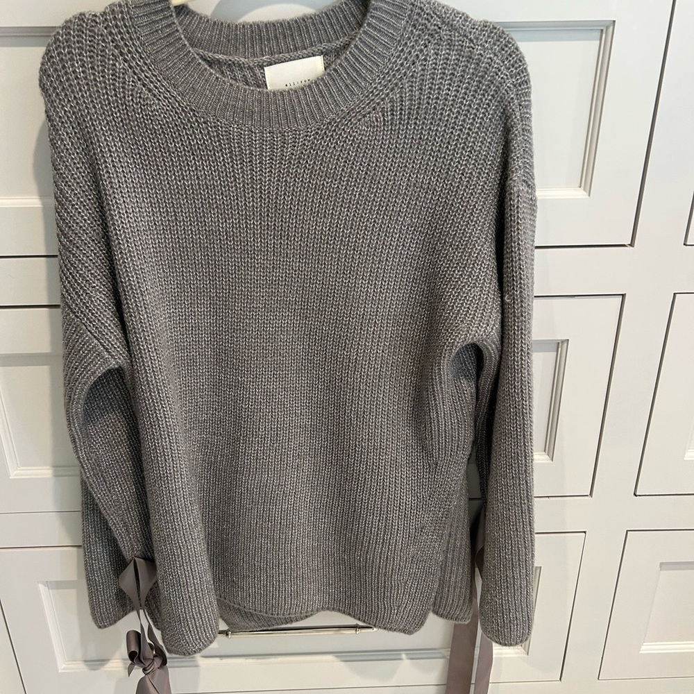 All Row Gray Knit Sweater from Tuckernuck